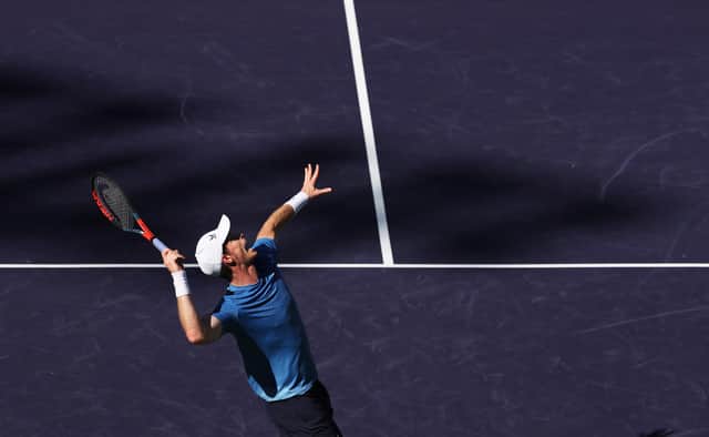 Andy Murray defeated Carlos Alcaraz in Indian Wells.