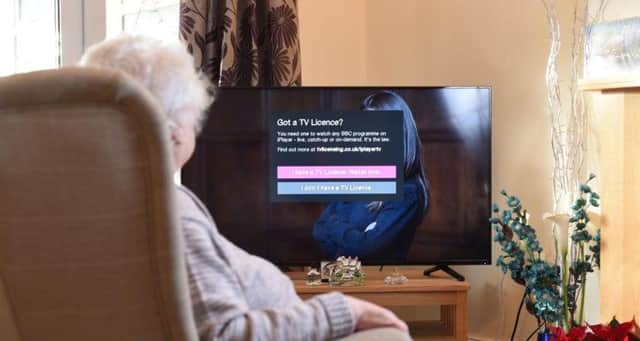 Tens of thousands of Scots eligible for pension credits are missing out on free television licences.