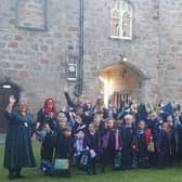 The pupils enjoyed a day out at the University of Aberdeen.