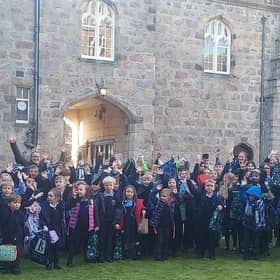 The pupils enjoyed a day out at the University of Aberdeen.