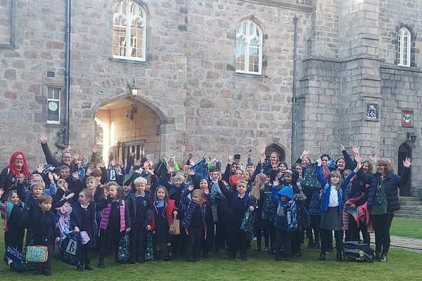 The pupils enjoyed a day out at the University of Aberdeen.
