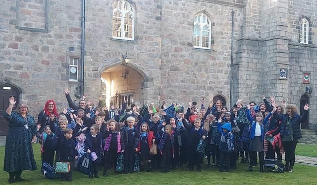 The pupils enjoyed a day out at the University of Aberdeen.