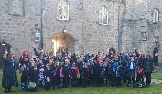 The pupils enjoyed a day out at the University of Aberdeen.