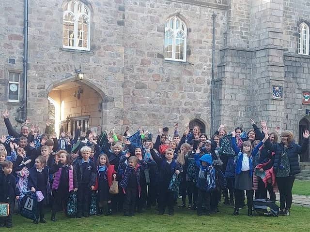 The pupils enjoyed a day out at the University of Aberdeen.