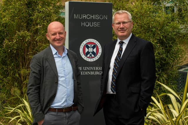 Prof Damian Mole, CEO, and Prof Scott Webster, CSO, co-founders of Edinburgh-based Kynos Therapeutics. Picture: Ian Jacobs Photography
