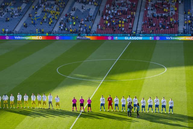 The Glasgow venue hosted matches at Euro 2020 - including this last-16 tie between Sweden and Ukraine.