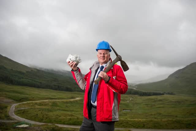 Richard Gray has overseen the development of the Cononish mine, which produced its first gold in 2020, for more than six years. He is being replaced this week as CEO by Phillip Day. Picture: John Devlin