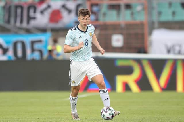 Kieran Tierney. (Photo by Christian Kaspar-Bartke/Getty Images)