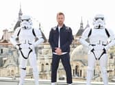 Ewan McGregor poses with Stormtroopers as he attends an "Obi-Wan Kenobi" photocall at the Corinthia Hotel in London. Picture Kate Green/Getty Images