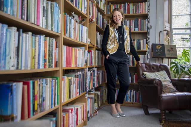 Author Caroline Eden at home in Edinburgh, her base in between travels to Central Asia and The Baltics. Pic:  Lisa Ferguson