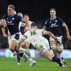 Duhan van der Merwe was in scintillating form for Scotland and Twickenham.