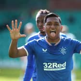 Alfredo Morelos scored his 55th league goal for Rangers against Celtic (Picture: Getty images / Ian McNicol)