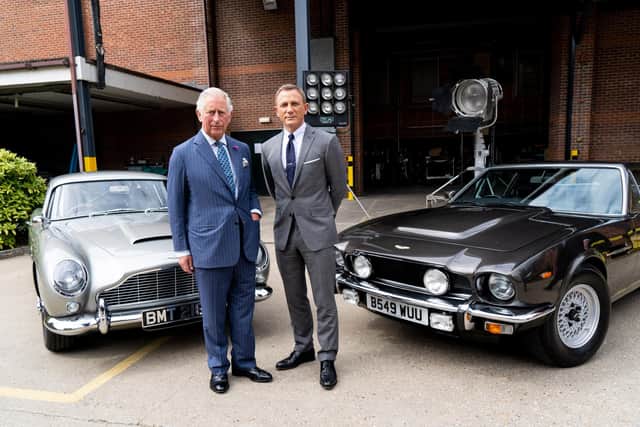 Duffy notes that the luxury car brand is favoured by both Prince Charles and James Bond. Picture: Aston Martin.