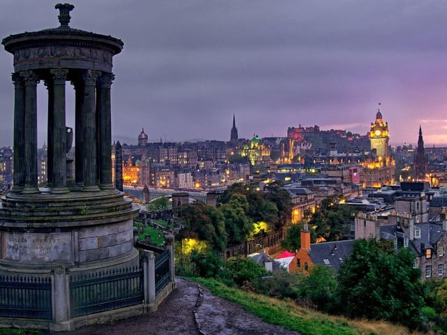 The name of Scotland's capital is though to come from the name previously given to the land where the city now stands - namely Eidyn. A hillfort named Din Eidyn used to stand where modern day Edinburgh now is and is referred to in documents thought to date back to the 9th century. The Scottish Gaelic name for the city of 'Dùn Èideann' derives directly from Din Eidyn. Another theory, now largely discredited, posits that the name Edinburgh is derived from the Old English name 'Edwinesburh', meaning 'Edwin's fort' and referring to a building built by a 7th century king called Edwin.