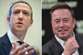 Mark Zuckerberg and Elon Musk are involved in a social media fight and will possibly have a real one (Picture: Mandel Ngan and Alain Jocard/AFP via Getty Images)