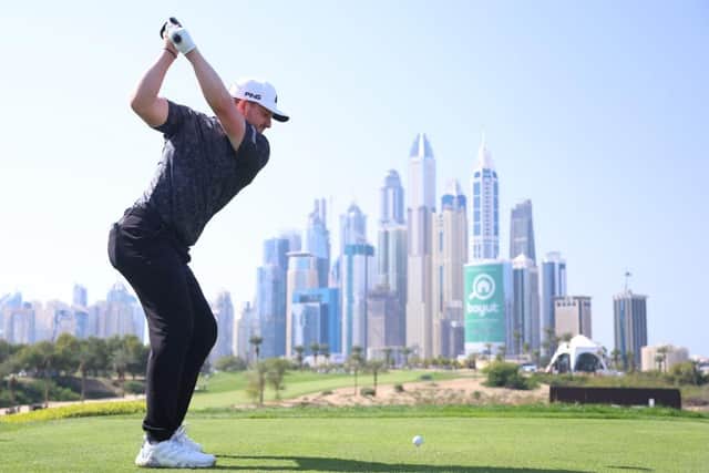 Connor Syme said his favourite course to play in 2023 was the Majlis Course at Emirates Golf Club, home of the Hero Dubai Desert Classic. Picture: Warren Little/Getty Images.
