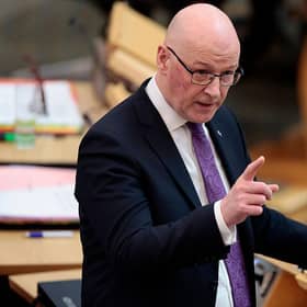 John Swinney's SNP government has frustrated Information Commissioner David Hamilton by failing to hand over information relating to an ethics investigation into Nicola Sturgeon (Picture: Jeff J Mitchell/Getty Images)