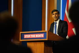 Prime Minister Rishi Sunak has seen off a rebellion over his Rwanda bill. Image: James Manning/Press Association.