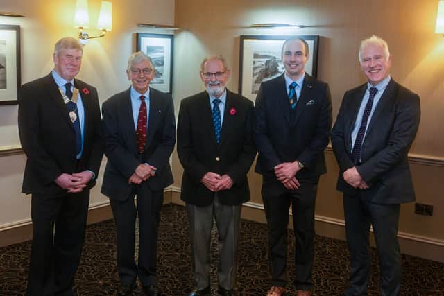 From left: Alan Cumming, Iain MacDonald, Gordon Towns, Ben Lowe and Peter Cook.
