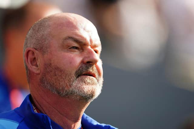 Scotland manager Steve Clarke before the 2-1 win over Norway at the Ullevaal Stadion, Oslo. Picture: Zac Goodwin/PA Wire.