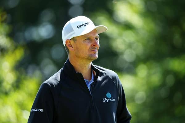 Justin Rose pictured at the Genesis Scottish Open at The Renaissance Club. Picture: Andrew Redington/Getty Images.