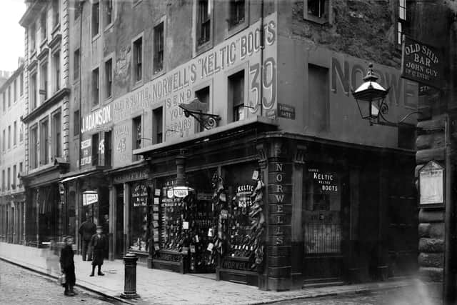 Norwell's Boots in Perth in the 1880s. PIC: Perth Museum and Art Gallery.