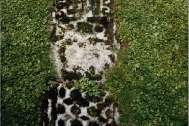 The stones were latterly used on other graves in the grounds of the church and have since been restored. PIC: Contributed.