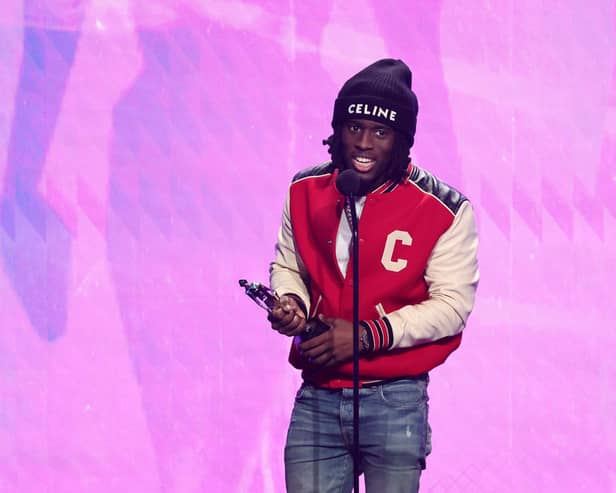 The first use of 'rizz' to mean 'charisma' is credited to Kai Cenat, seen accepting the YouTube Streamer of the Year award (Picture: Emma McIntyre/Getty Images for Dick Clark Productions)