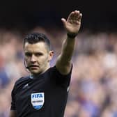 Referee Nick Walsh will take charge of the Scottish Cup final between Celtic and Rangers at Hampden on May 15. (Photo by Craig Foy / SNS Group)