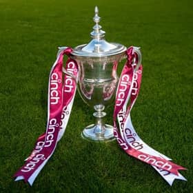 The cinch Championship trophy. (Photo by Ross MacDonald / SNS Group)