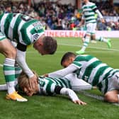 Kyogo Furuhashi put Celtic ahead against Ross County.