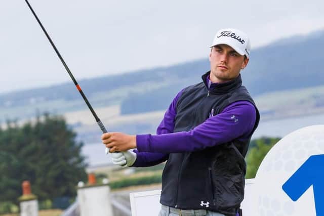 Royal Burgess left-hander Cameron Adam won last year's Scottish Amateur Championship at Royal Dornoch. Picture: Scottish Golf