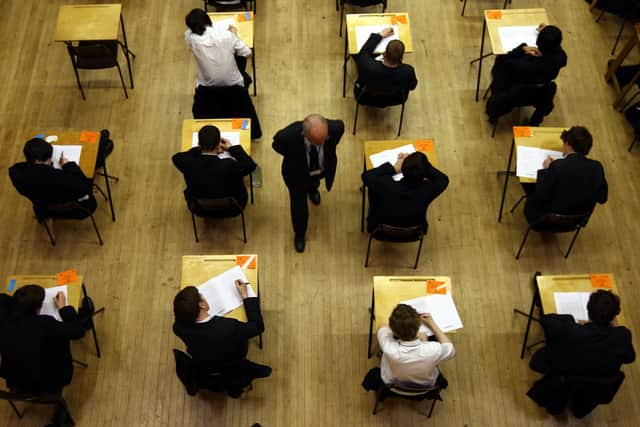 The exams diet has been disrupted for the past two years. Picture: PA