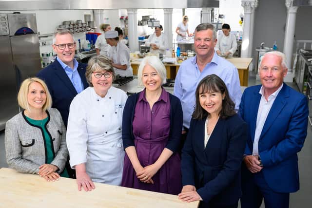 Edinburgh New Town Cookery School board members.