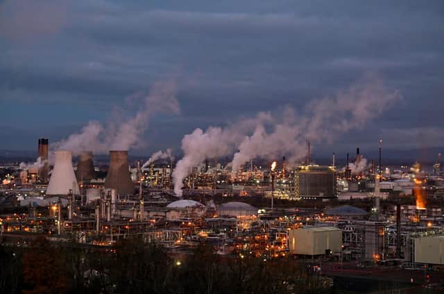 Plans to close the Grangemouth oil refinery, possibly by spring 2025, demonstrate how difficult the transition to net zero could be for Scotland's economy (Picture: Jeff J Mitchell/Getty Images)