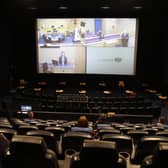 The Odeon cinema was being used as a remote jury centre during the pandemic.