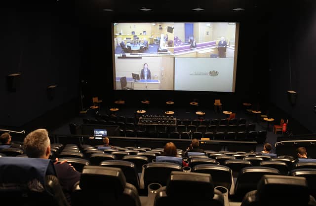 The Odeon cinema was being used as a remote jury centre during the pandemic.