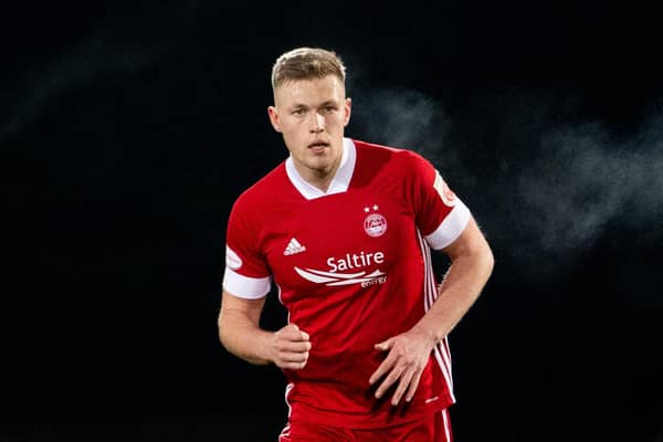 Aberdeen striker Sam Cosgrove has completed a £2m transfer to Birmingham City. (Photo by Paul Devlin / SNS Group)
