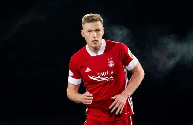 Aberdeen striker Sam Cosgrove has completed a £2m transfer to Birmingham City. (Photo by Paul Devlin / SNS Group)