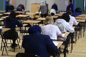 Pupils across Scotland will find out their exam results on Tuesday. Picture: John Devlin