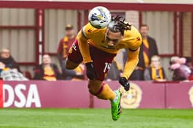 Theo Bair has been in excellent form for Motherwell this season.