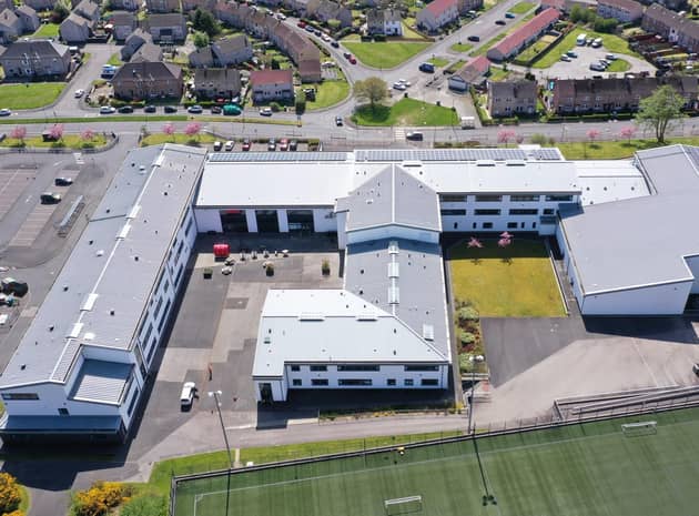 Dunoon Grammar School has been named a top three finalist for World's Best School Prize for Community Collaboration (Picture: Dunoon Grammar School/PA Wire)