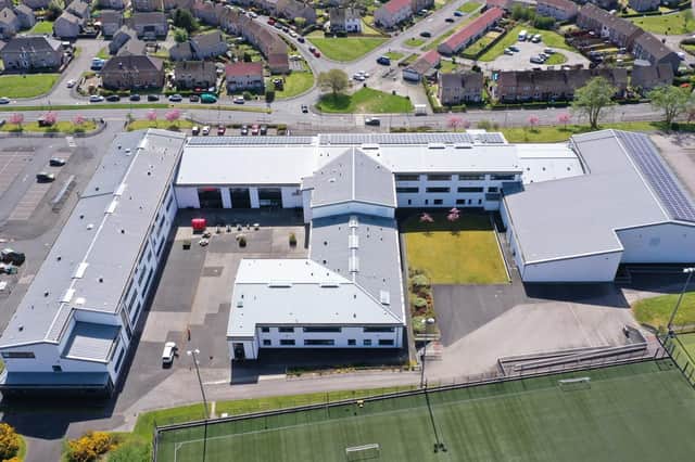 Dunoon Grammar School has been named a top three finalist for World's Best School Prize for Community Collaboration (Picture: Dunoon Grammar School/PA Wire)