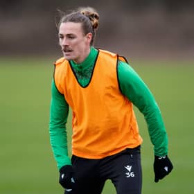 Australian international Jackson Irvine will soon have a contract offer from Hibs to ponder as he decides his next career move. Photo by Mark Scates / SNS Group