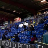 Fans returned to Scottish football in Dingwall.