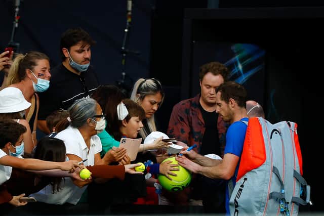 Murray is still incredibly popular with fans in Australia.