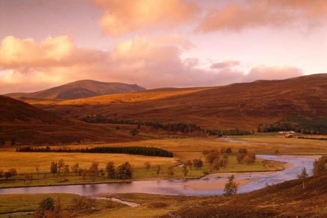 The Cairngorms in Scotland.