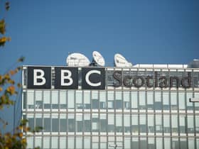 BBC Scotland office in Glasgow. Picture: John Devlin