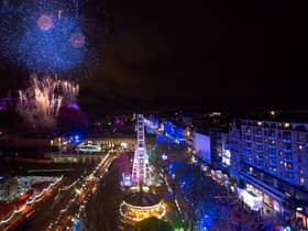 Around 30,000 revellers are expected to flock to Edinburgh city centre for the return of the city's Hogmanay festival. Picture: David Cheskin