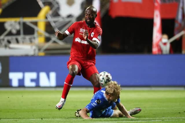 Royal Antwerp's Didier Lamkel Ze performed a bizarre transfer stunt to force through a move. Picture: Getty